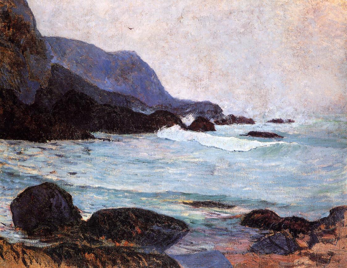 The Coast of Bellangenay - Paul Gauguin Painting